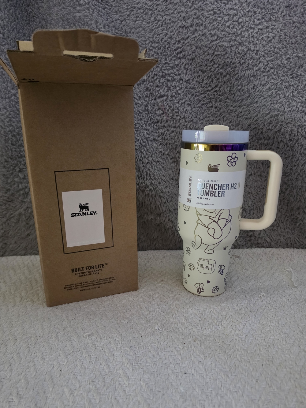 Loveshack Fancy Stanley Quencher H2.0 FlowState Tumbler in the Winnie the Pooh